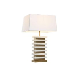 Lampara Sobremesa Item Home DKD Home Decor Dorado Blanco 50 x 86 x 30 cm Lampara Sobremesa Item Home DKD Home Decor Dorado Blanco 50 x 86 x 30 cm