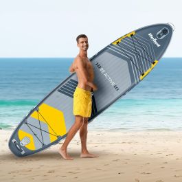 Tabla de Paddle Surf Hinchable con Accesorios Rebel RBA-4501 Gris