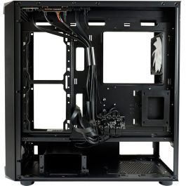 LC-Power 804B Midi Tower Gaming PC RGB Negro con Ventana de Vidrio Templado para ATX/microATX/Mini-ITX
