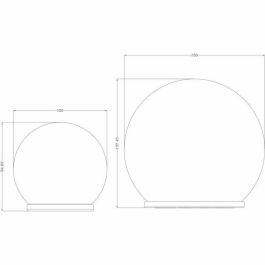 Galix Esfera solar efecto cristal roto Ø 10 cm, 15 LED blancos, 10 lúmenes, 8h autonomía Galix Esfera solar efecto cristal roto Ø 10 cm, 15 LED blancos, 10 lúmenes, 8h autonomía