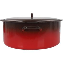 La Estrella Cacerola Esmaltada con Tapa 40 cm - 19.7 L Fuego (2 Unidades)