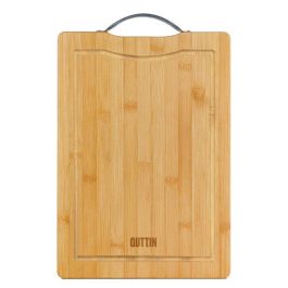 Quttin Tabla de Cortar de Bambú, 34 x 24 x 1.5 cm (12 Unidades)