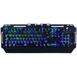 Conceptronic Teclado Gaming KRONIC RGB USB Alámbrico Mecánico QWERTY Portugués Retroiluminación LED Azul/Rojo/Verde