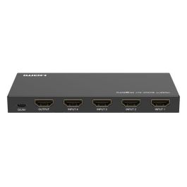 MicroConnect Conmutador HDMI MC-HDMISWITCH0401-4K, 4x1, 4K@60Hz, HDCP 2.2, con control remoto
