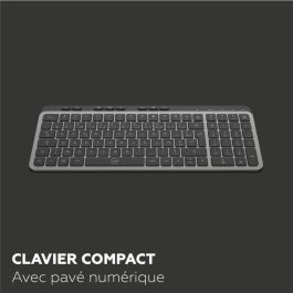 Teclado Mobility Lab KP450W Compact Negro Gris