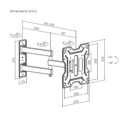 Soporte TV Aisens WT43TSE-413 43"