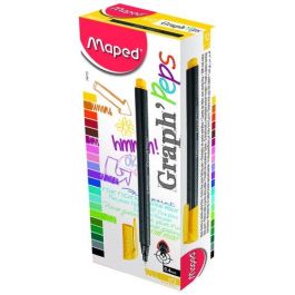Rotulador Fibra Maped Graph Peps Sunny Yellow (Set de 12) Precio: 5.50000055. SKU: B12933XDJJ