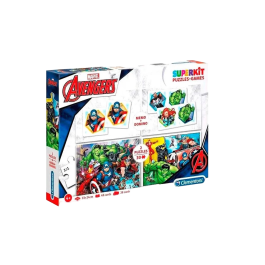 SuperKit, Los Vengadores de Marvel, Rompecabezas, Para niños, 4+ años, 2 x 30 + 48 + 28 pzs Precio: 19.49999942. SKU: B167X5724B