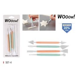 Wooow Espátulas de Repostería Privilege - Set de 4 Piezas, Medidas 9 x 23 x 2 cm (36 Unidades) Precio: 24.50000014. SKU: S2211524