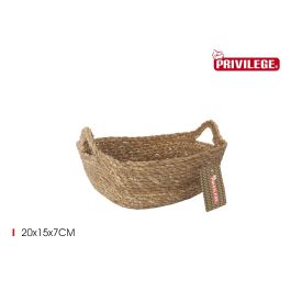 Inde Cesta Cónica de Mimbre Reciclado con Asa 20 cm x 15 cm x 7 cm (18 Unidades) Precio: 27.98999951. SKU: B122E8737D