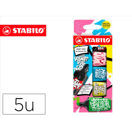 Stabilo Rotulador Boss Mini Fluorescente Estuche 5 Unidades Colores Surtidos Trazo 2/5 mm Precio: 6.69000046. SKU: B135K8XR9R