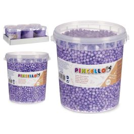 Pincello Bote de Bolas de Poliespan Lila 13.5x14x14.5 cm (6 Unidades) Precio: 6.50000021. SKU: S3610461