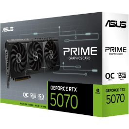Asus PRIME-RTX5070-O12G Tarjeta Gráfica GeForce RTX 5070 OC Edition 12GB GDDR7 PCIe 5.0 SFF-Ready Triple Ventilador DLSS 4