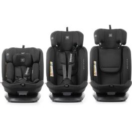 BABYAUTO BAB8435593704172 Silla de coche Across I-Size Isofix Giratoria Reclinable Grupo 0/1/2/3 (40-150 cm) con Reductor Negro