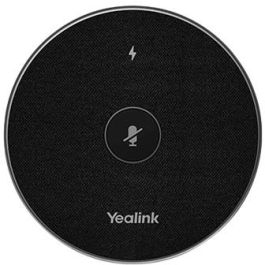 Yealink VCM36-W Micrófono Inalámbrico de Escritorio Negro USB-C para Conferencias con 6m de Alcance y Batería Recargable