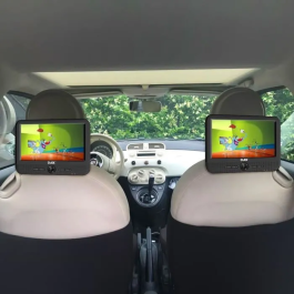 Djix Reproductor DVD Portátil PVS906-50SM Doble Pantalla 9" Negro