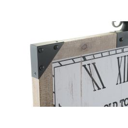 Reloj Pared Cottage DKD Home Decor Blanco Natural 4.5 x 75 x 60 cm Reloj Pared Cottage DKD Home Decor Blanco Natural 4.5 x 75 x 60 cm
