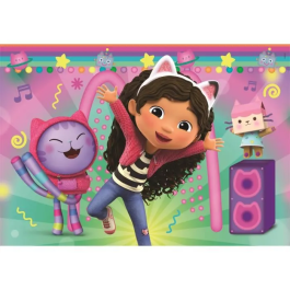 Clementoni Puzzle La Casa de Muñecas de Gabby 2x60pzs Tamaño 26,8x18,3cm