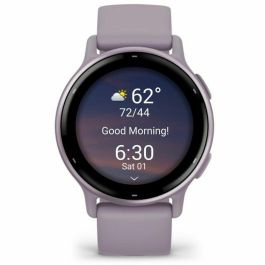 Garmin Vivoactive 5 orchidee Smartwatch, AMOLED 1.2", GPS, Monitor Frecuencia Cardíaca, Oxígeno en Sangre, Notificaciones