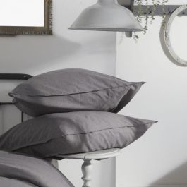 Today TOD1700217739031 Funda nórdica CHARME Chambray Gris oscuro Capucine 260 x 240 cm