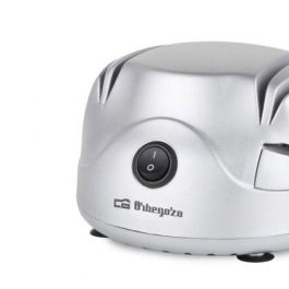 Orbegozo Afilador Eléctrico CU 7000 para Cuchillos y Tijeras, 60W, 2 Etapas de Afilado, Piedra Rectificadora, Ventosas de Estabilidad, Recoge Cable