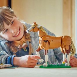 Lego Creator 3 en 1 31166 El Hermoso Caballo - Set de Construcción para Niños de 9 Años