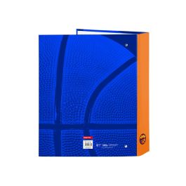 Carpeta Safta Carton Folio 4 Anillas Mixtas 40 mm Valencia Basket Club 270x60x330 mm