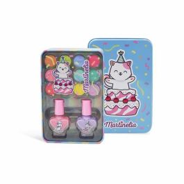 Lata de belleza martinelia ojos y uñas. 9x13,5x4,5 cm incluye 12 sombras de ojos y 2 esmaltes de uñas. Precio: 6.50000021. SKU: B1859GMSJ5