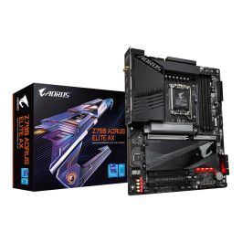 Gigabyte Z790 AORUS ELITE AX Placa base ATX LGA 1700 para Intel Core 14ª Gen, DDR5, Wi-Fi 6E, LAN 2.5GbE, 4x M.2 PCIe 4.0 Precio: 273.50000018. SKU: S7818266