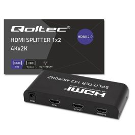 Switch HDMI Qoltec 51797 Negro