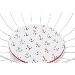 DKD Home Decor Frutero Mediterraneo Costa Pez Multicolor Metal MDF 28 x 10 x 28 cm (2 Unidades)