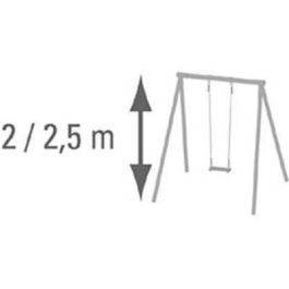 TRIGANO Columpio de madera para pórtico 1.90 / 2.50m TRIGANO Columpio de madera para pórtico 1.90 / 2.50m