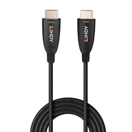 Lindy Cable HDMI Híbrido Fibra Óptica 20m 8K60 48Gbps | Ideal AV Profesional, Gaming, Cine en Casa | Uncompressed HDMI 2.1 VRR eARC HDR Dinámico