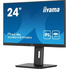 Iiyama Pantalla XUB2497HSN-B2 24" IPS Full HD USB-C Dock RJ45 Negro