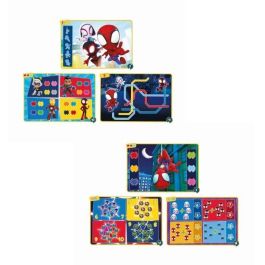 Clementoni CLE8005125168064 Escritorio Spidey - Juego Educativo para Descubrir Formas, Colores, Números y Dimensiones +4 años