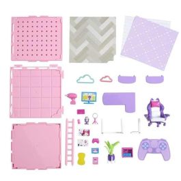 Bizak Diseña tu Sala Gamer Suite Spaces Incluye 20 Accesorios 2 Papeles de Pared 1 Papel de Suelo para Niños y Niñas a Partir de 6 Años Idioma Español