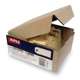 Apli Etiquetas Colgantes C-Arandela 120x57 mm, Caja de 1000, Color Crema Precio: 27.50000033. SKU: S8401000
