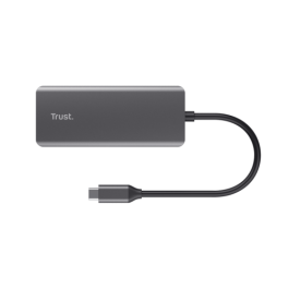 Trust DALYX Adaptador USB Tipo C 6 en 1 con HDMI 4K, Gigabit Ethernet, 2 USB 2.0 - 24968