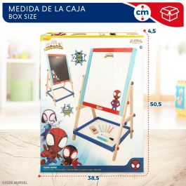 Pizarra 2 en 1 Spidey 5 Piezas 4 Unidades 40 x 64,5 x 31,5 cm Pizarra 2 en 1 Spidey 5 Piezas 4 Unidades 40 x 64,5 x 31,5 cm
