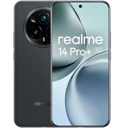 Realme 14 Pro+ 5G Smartphone, 6.83" Pantalla OLED 120Hz, Snapdragon 7s Gen 3, 12GB RAM + 512GB, Triple Cámara 50MP, 6000 mAh, Carga 80W SuperVOOC, IP68, Android 15, Color Suede Grey