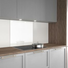 Aurys Protector contra salpicaduras para campana extractora Vidrio Blanco Extra Lacado Blanco 900x450mm 6mm AAABL71026