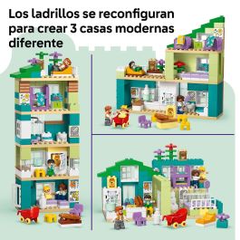 Lego Duplo Casa Familiar Moderna 3 En 1 10470 Juguete de Construcción para Bebés y Niños Pequeños