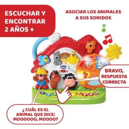 Granja sonora con luces y sonidos ¡enseña numeros, colores y nombres! 32x26x13,5 cm (bilingüe)