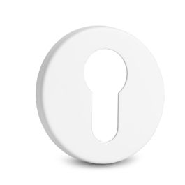 Bocallave Zamak Ø50X5Mm Acabado Negro, Laton Mate, Cromo, Blanco, Antracita Acabado Blanco Jandel