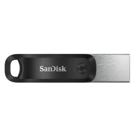 SanDisk iXpand Unidad Flash USB 64 GB USB Type-A / Lightning 3.2 Gen 2 (3.1 Gen 2) Negro, Plata