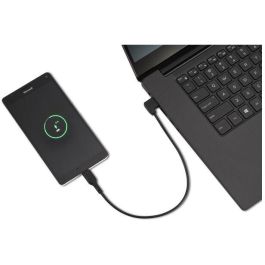 Kensington Cable USB-A a USB-C de Carga y Sincronización, 0,327m, Macho/Macho, Negro, Pack de 5