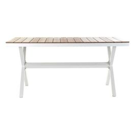 Mesa de Comedor DKD Home Decor Resina Aluminio 160 x 90 x 75 cm