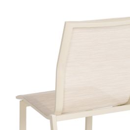 Silla Apilable Aluminio-Textileno 49 X 62 X 90 cm