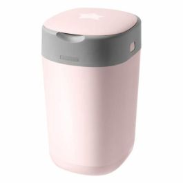 Tommee Tippee Contenedor Pañales Twist & Click Anti-Olores 99% Gérmenes Eliminados con Recarga Inicial y Capacidad 30 Pañales Rosa