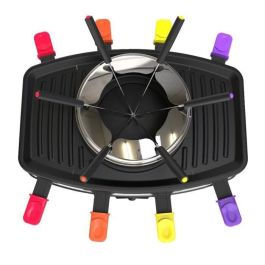 FAGOR - FG816 Combinación de limpiaparabrisas 3 en 1 + fondue + parrilla - 1100W - 1.5L de capacidad - 8 poones + 6 selecciones de fondue FAGOR - FG816 Combinación de limpiaparabrisas 3 en 1 + fondue + parrilla - 1100W - 1.5L de capacidad - 8 poones + 6 selecciones de fondue